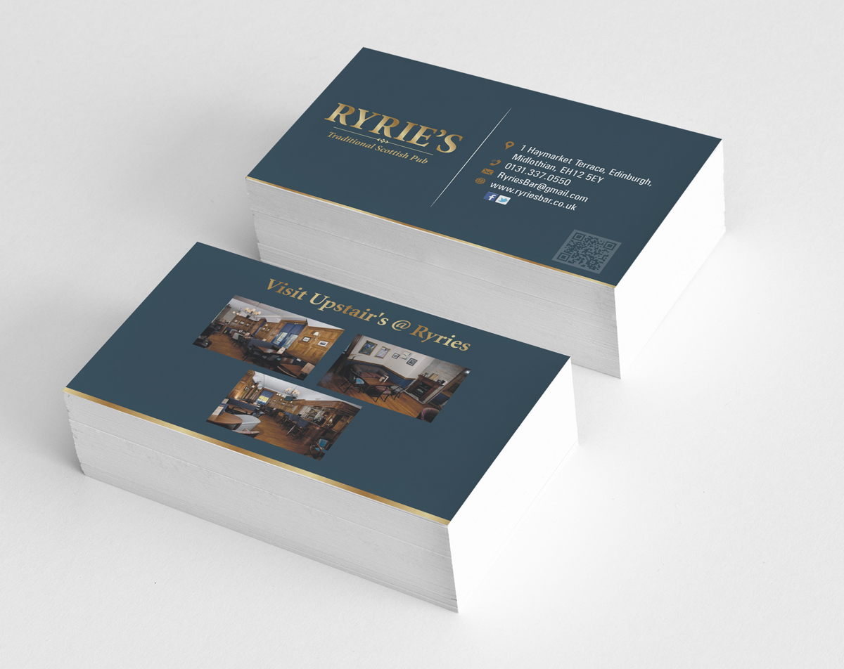 Business Card Design by INDIAN_Ashok for Ryrie's | Design #3399557