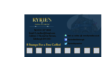 Business Card Design by Kieran Williams for Ryrie's | Design #3415281