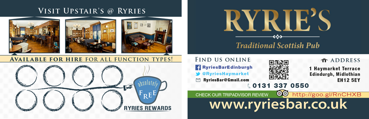Business Card Design by UrbainFX for Ryrie's | Design #3420788