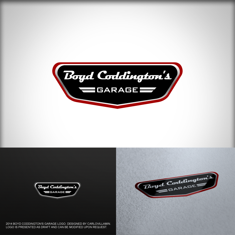 Logo Design by carlomagno for Boyd Coddington's Garage | Design #3464086
