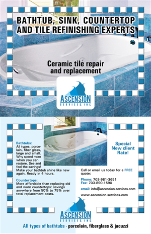 Diseño de Postal por The Freelance Designer para Ascension Services, Inc. | Diseño: #3489031