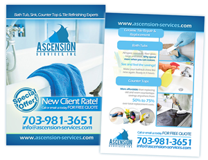 Diseño de Postal por creationz2011 para Ascension Services, Inc. | Diseño: #3494914