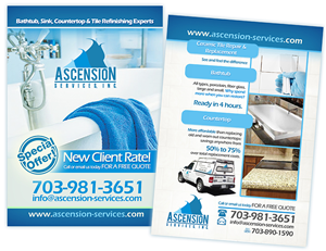 Diseño de Postal por creationz2011 para Ascension Services, Inc. | Diseño: #3508178