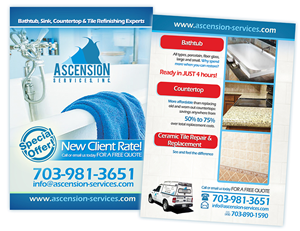Diseño de Postal por creationz2011 para Ascension Services, Inc. | Diseño: #3515771