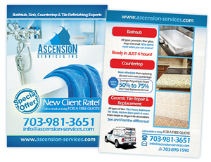 Diseño de Postal por creationz2011 para Ascension Services, Inc. | Diseño: #3547504