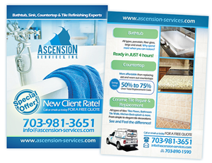 Diseño de Postal por creationz2011 para Ascension Services, Inc. | Diseño: #3547827
