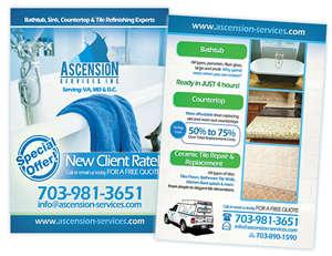 Diseño de Postal por creationz2011 para Ascension Services, Inc. | Diseño: #3582370