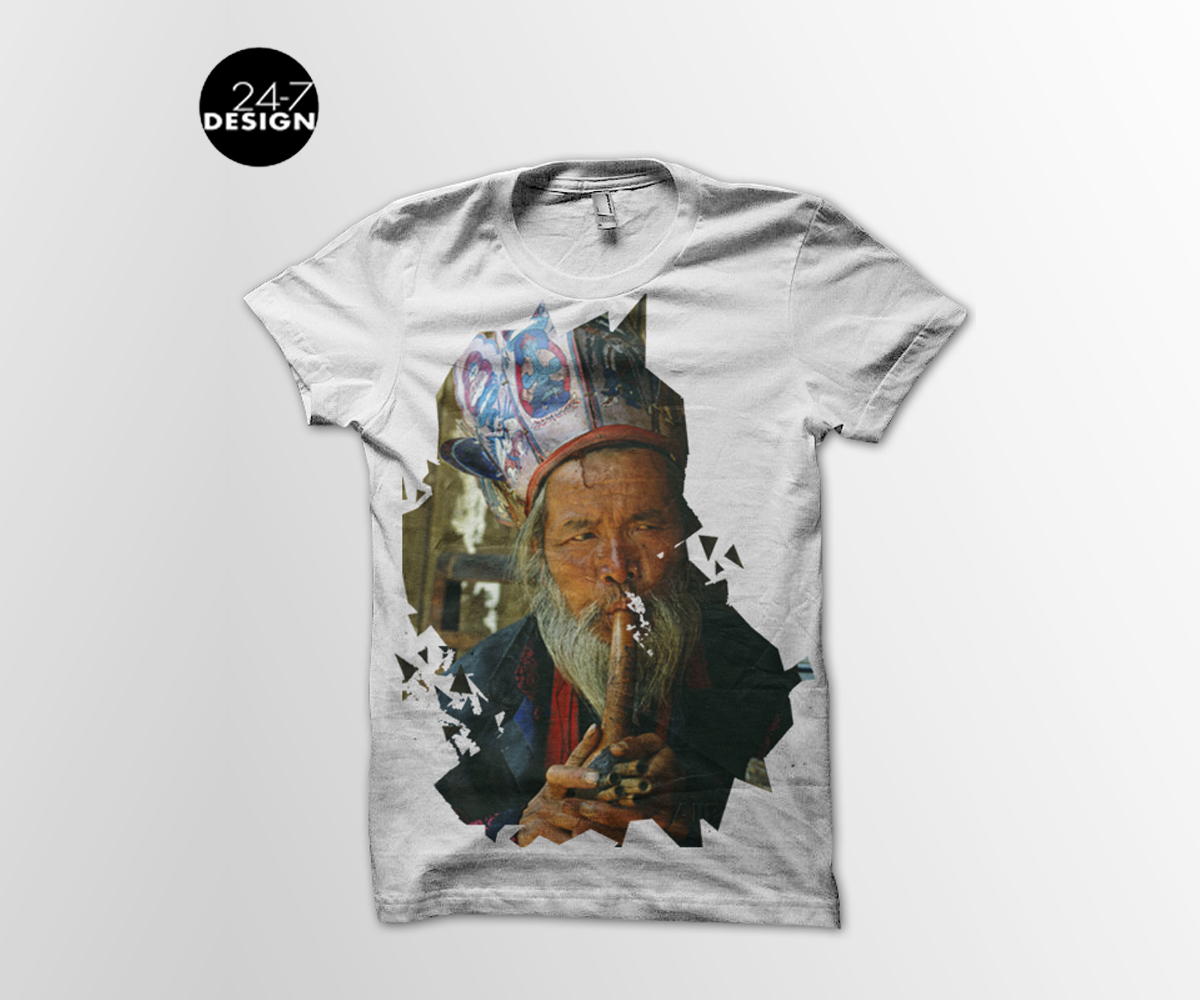 T-shirt Design by 24-7 DESIGN for WAMAO  | Design #3546547