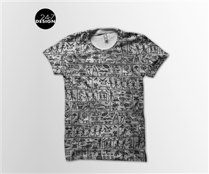 T-shirt Design by 24-7 DESIGN for WAMAO  | Design: #3546614