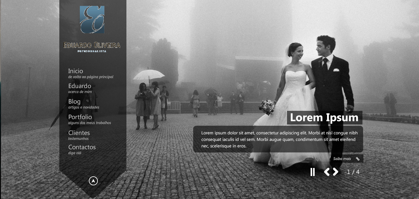 Wordpress Design by PauloF for Eduardo Oliveira | Fotojornalista | Design #3415757