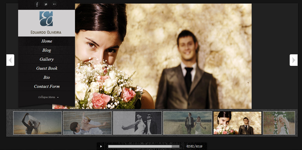 Wordpress Design by Roy for Eduardo Oliveira | Fotojornalista | Design #3422378