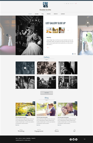 Diseño Wordpress por pb para Eduardo Oliveira | Fotojornalista | Diseño: #3406571