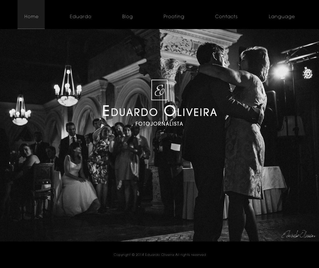Diseño Wordpress por JM para Eduardo Oliveira | Fotojornalista | Diseño: #3401728