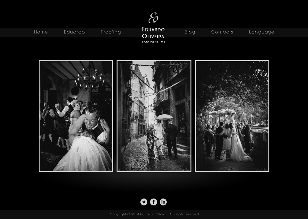 Wordpress Design by JM for Eduardo Oliveira | Fotojornalista | Design #3412861