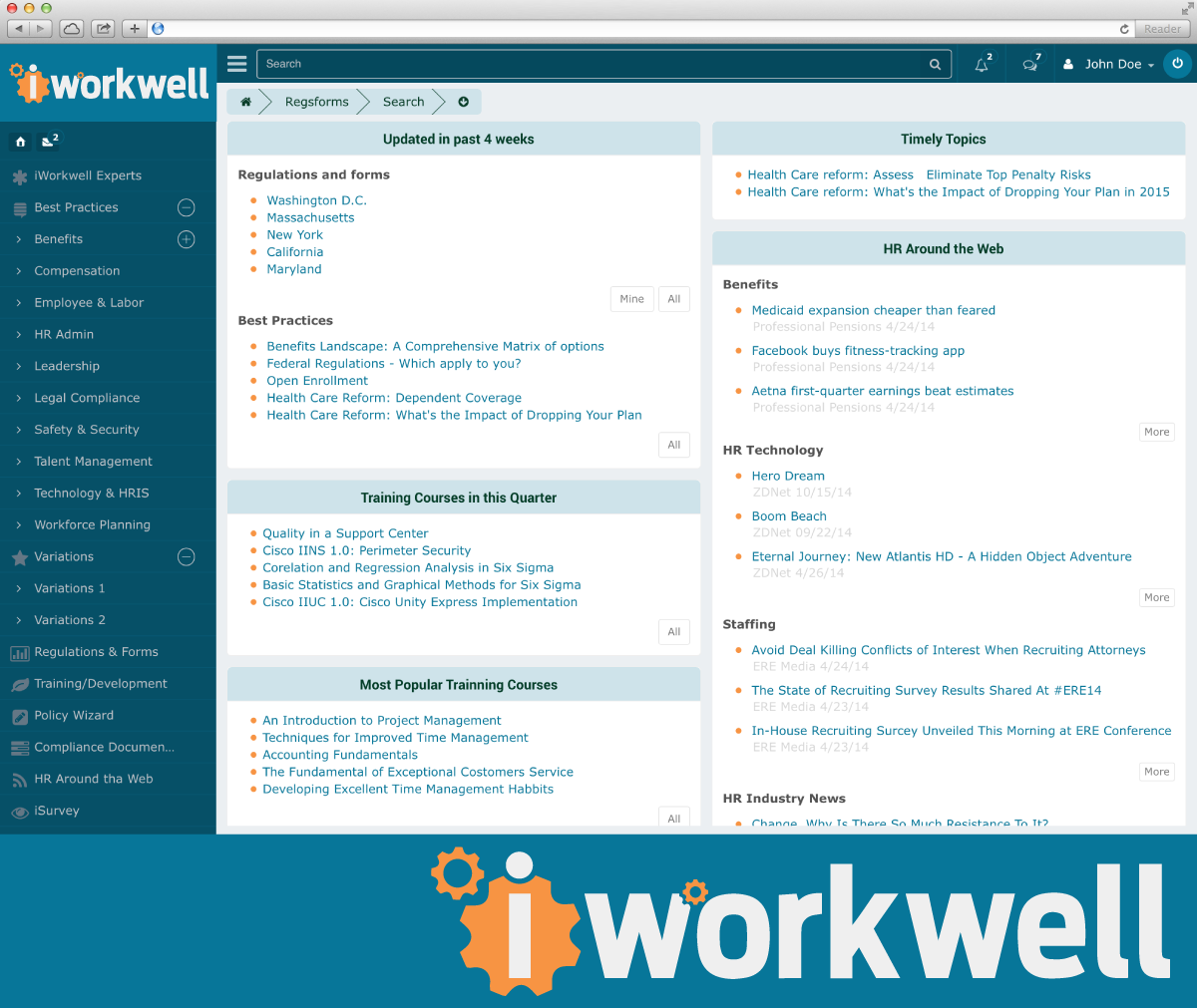 Logo Design by madartnyc for iWorkwell, Inc. | Design #4393640