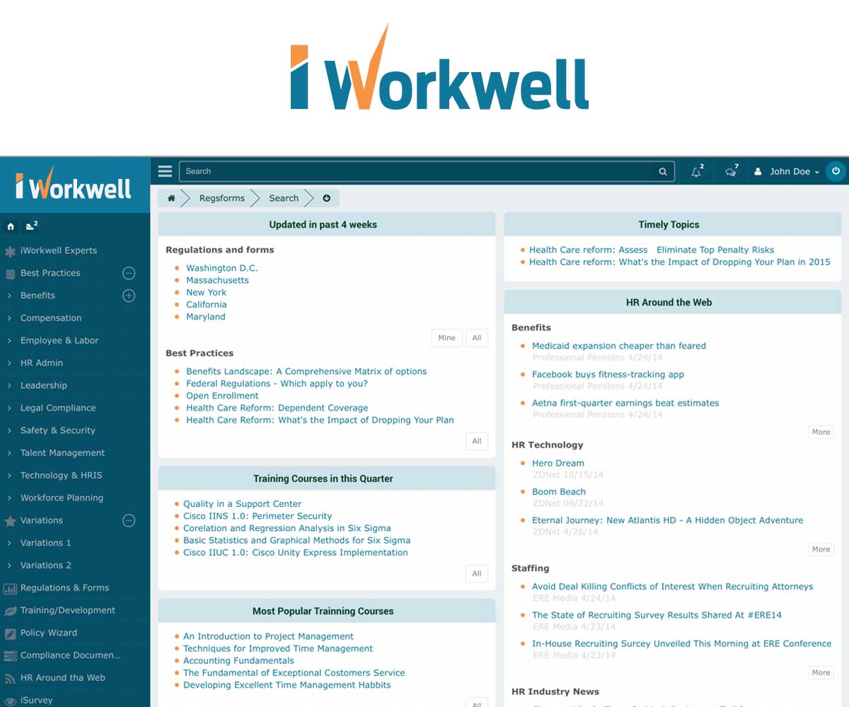Logo Design by dibi solutions for iWorkwell, Inc. | Design #4129219