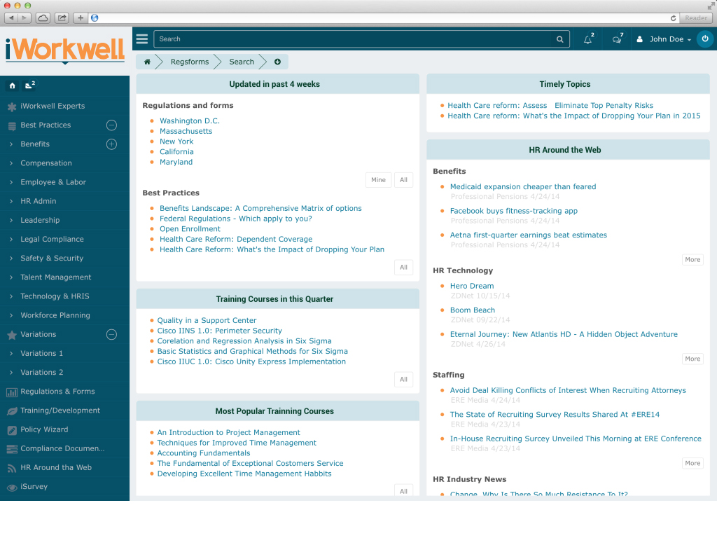 Logo Design by Basik for iWorkwell, Inc. | Design #4094456