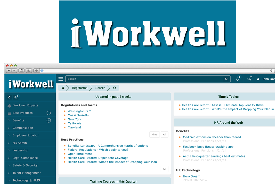 Logo Design by YasseralwanOIHS for iWorkwell, Inc. | Design #4033780