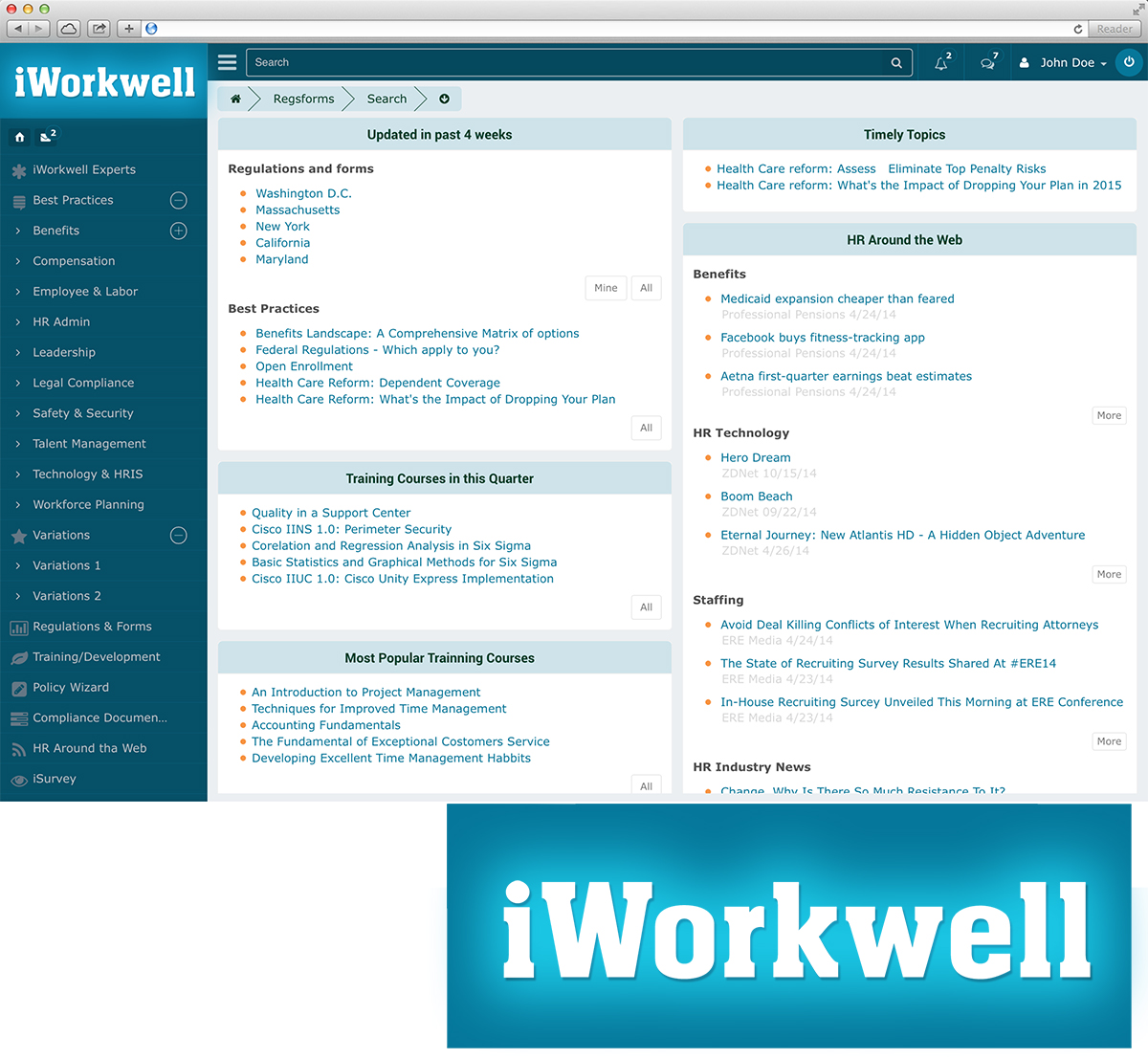 Logo Design by YasseralwanOIHS for iWorkwell, Inc. | Design #4152940