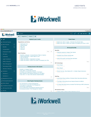 Logo Design by Drago for iWorkwell, Inc. | Design: #3904581