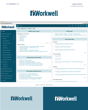 Logo Design by Drago for iWorkwell, Inc. | Design: #3911514