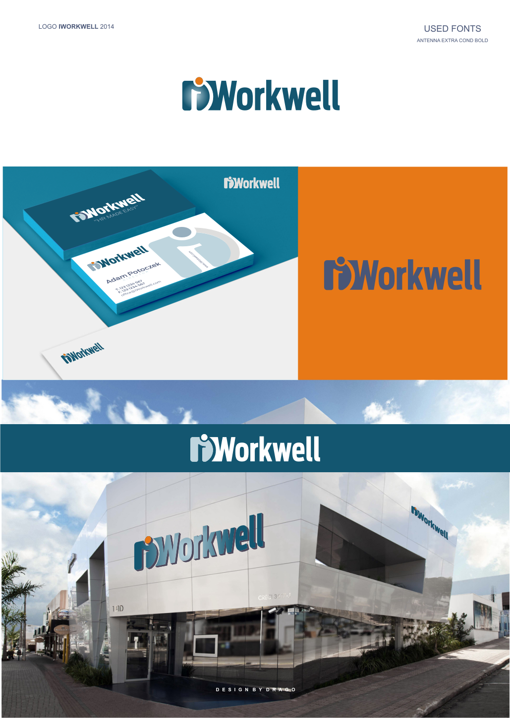 Logo Design by Drago for iWorkwell, Inc. | Design #3912271