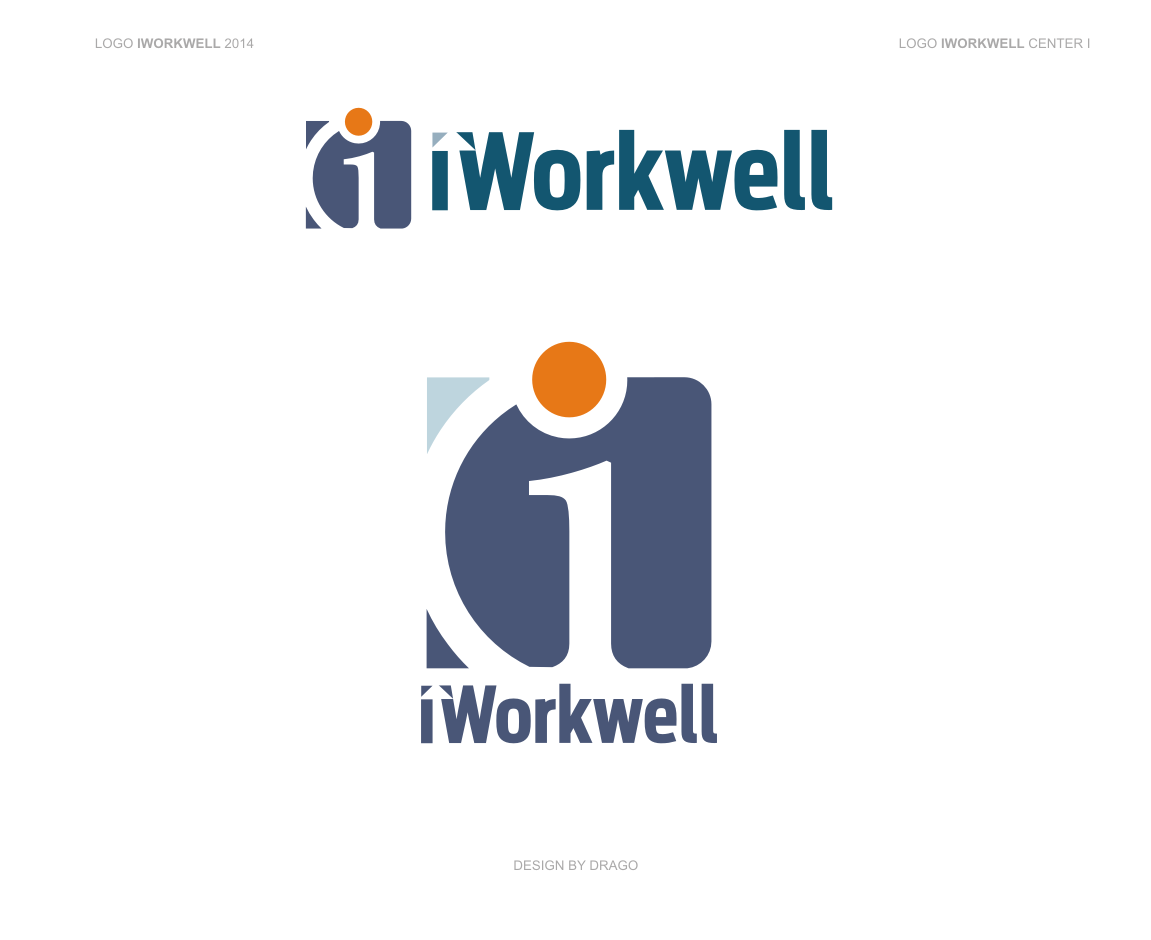 Logo Design by Drago for iWorkwell, Inc. | Design #3923828