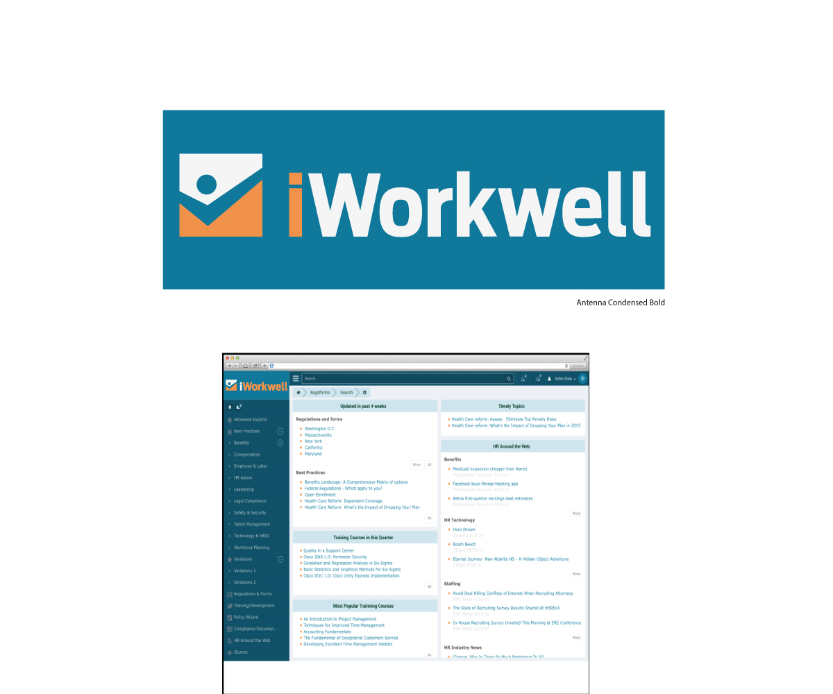 Design de Logo par logomaniac pour iWorkwell, Inc. | Design #3877582