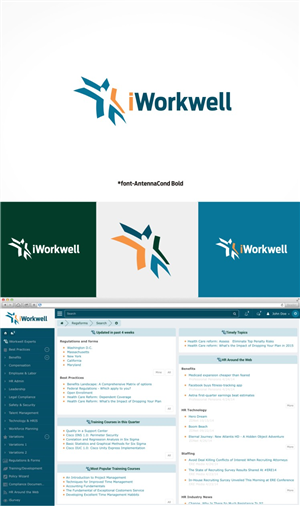 Diseño de Logo por gray mind para iWorkwell, Inc. | Diseño #4367494