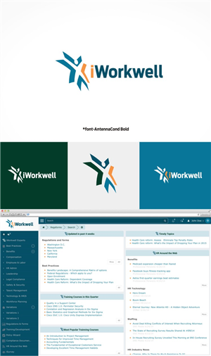 Logo-Design von gray mind für iWorkwell, Inc. | Design: #4393351
