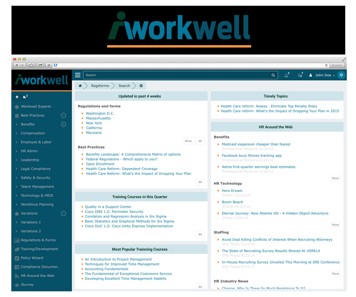Logo Design by polj designs for iWorkwell, Inc. | Design #4032679