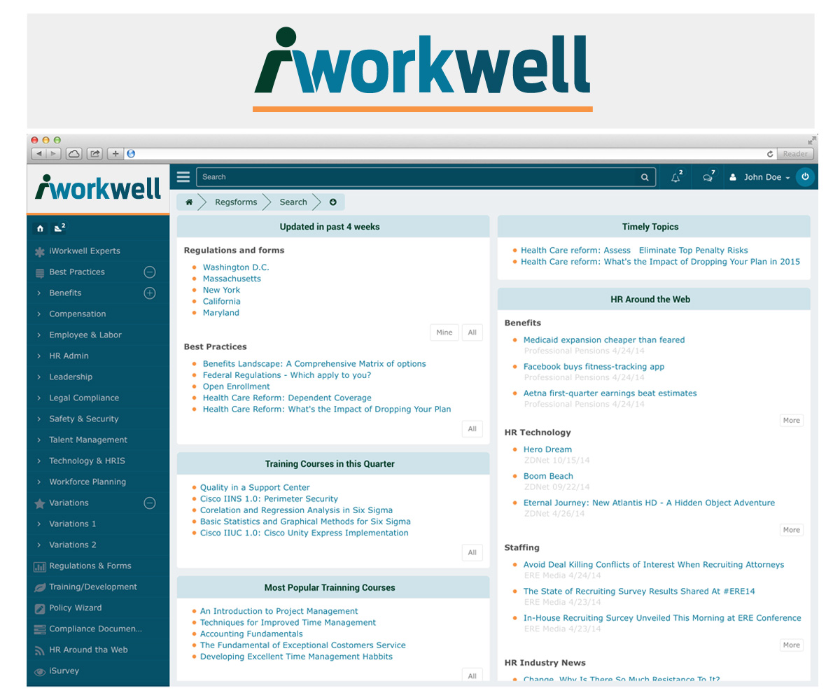 Logo Design by polj designs for iWorkwell, Inc. | Design #4032695