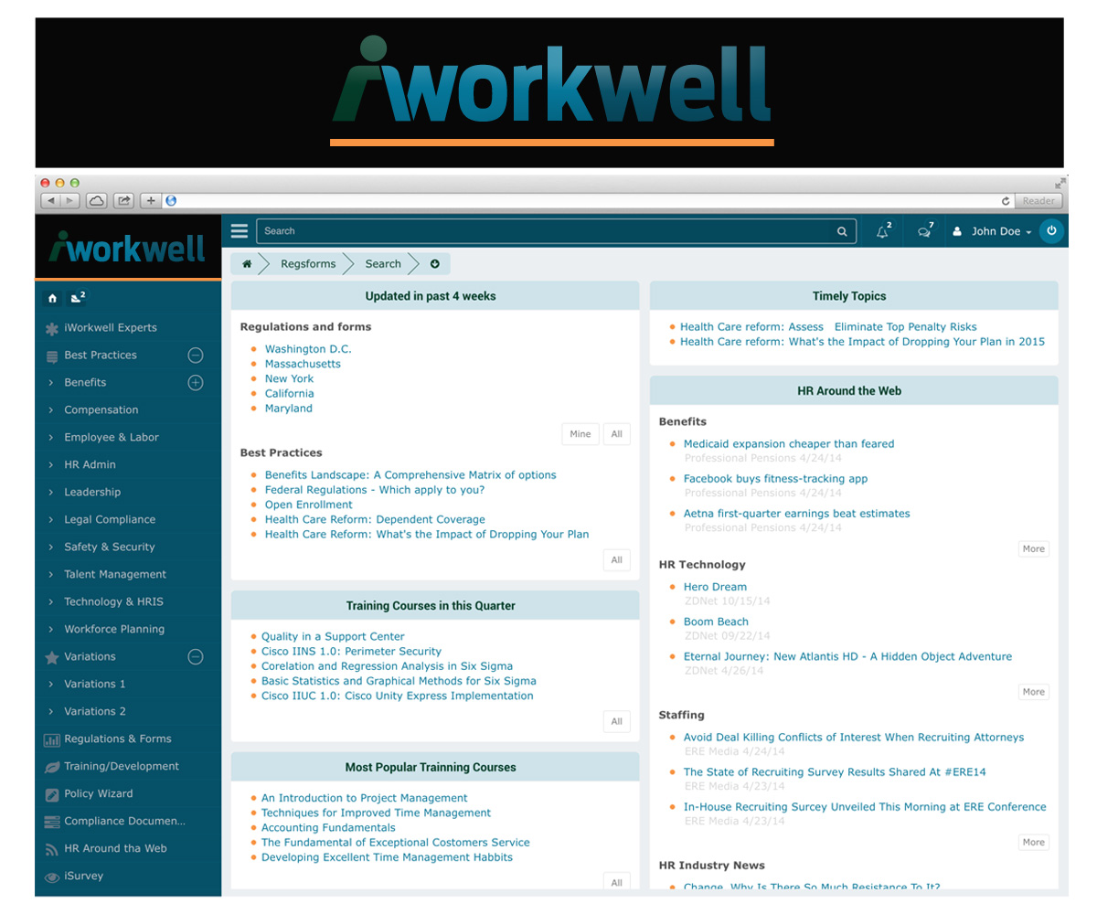 Logo Design by polj designs for iWorkwell, Inc. | Design #4032752