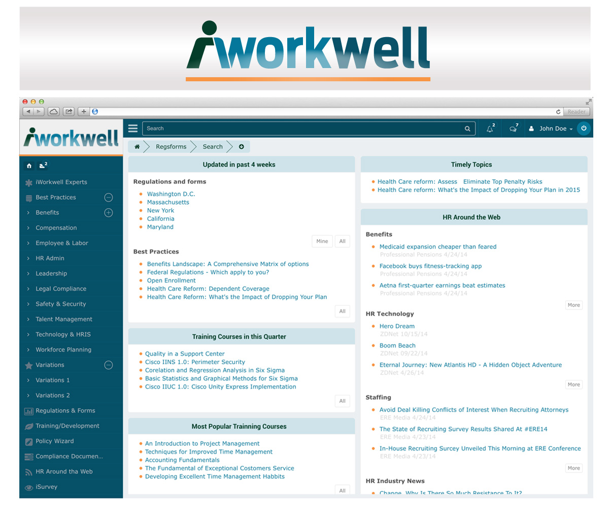 Logo Design by polj designs for iWorkwell, Inc. | Design #4036424