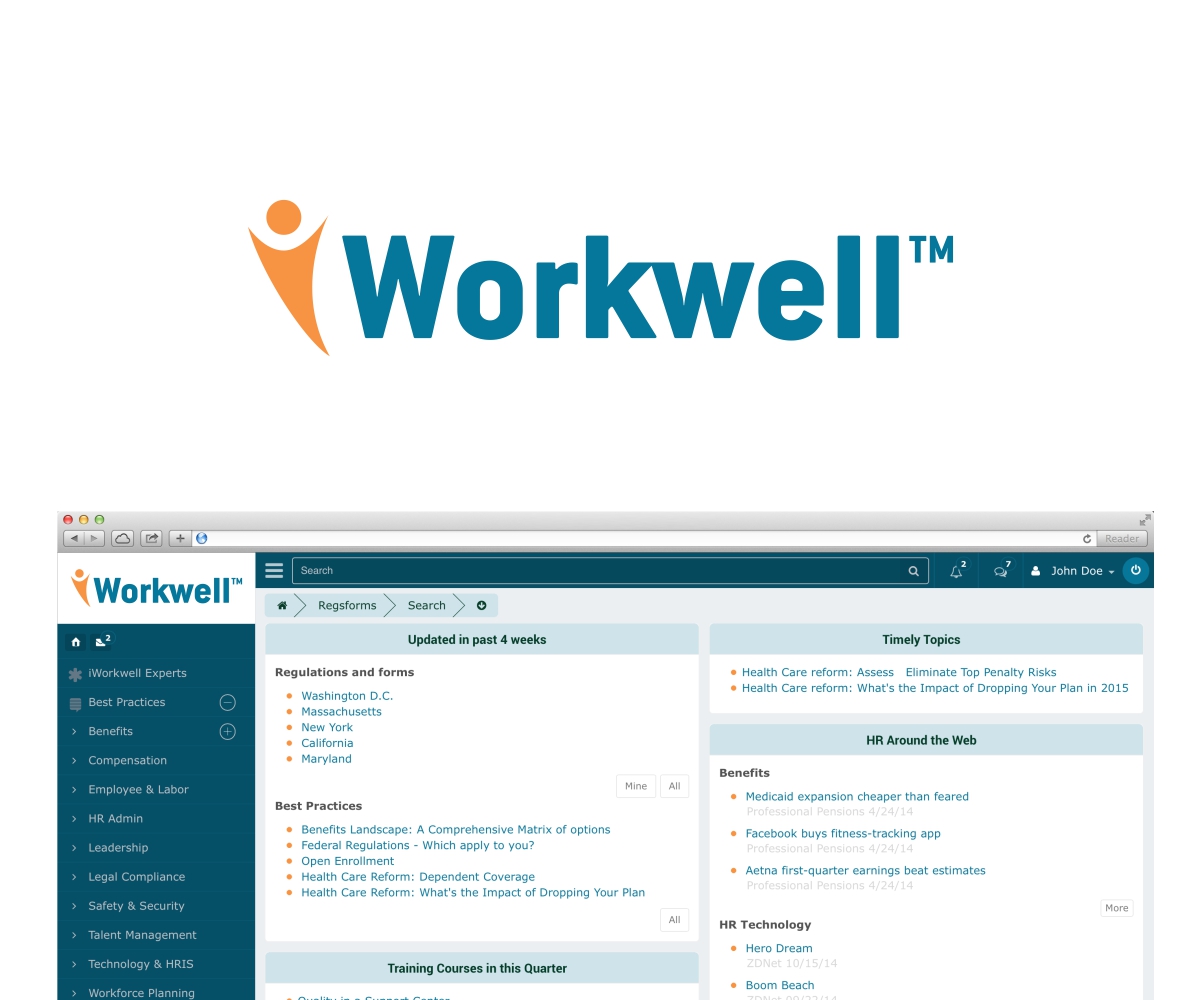 Logo Design by MOH Studio for iWorkwell, Inc. | Design #3860862