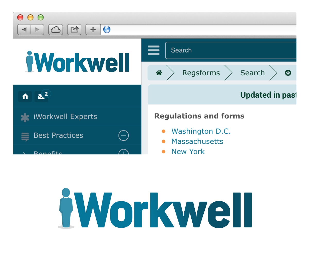 Logo Design by MOH Studio for iWorkwell, Inc. | Design #4037901