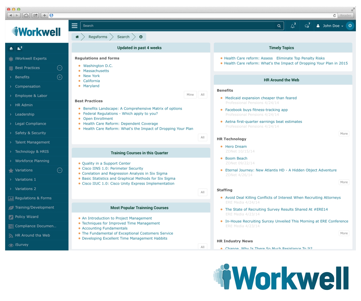 Logo-Design von MOH Studio für iWorkwell, Inc. | Design #4045373