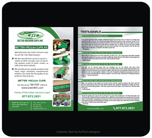 Flyer Design by Hana for Better Vacuum Cups Inc | Design #848806