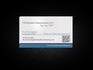 Diseño de Tarjeta de Presentación por Harshan para Headliner Technology, Inc. | Diseño: #3440041