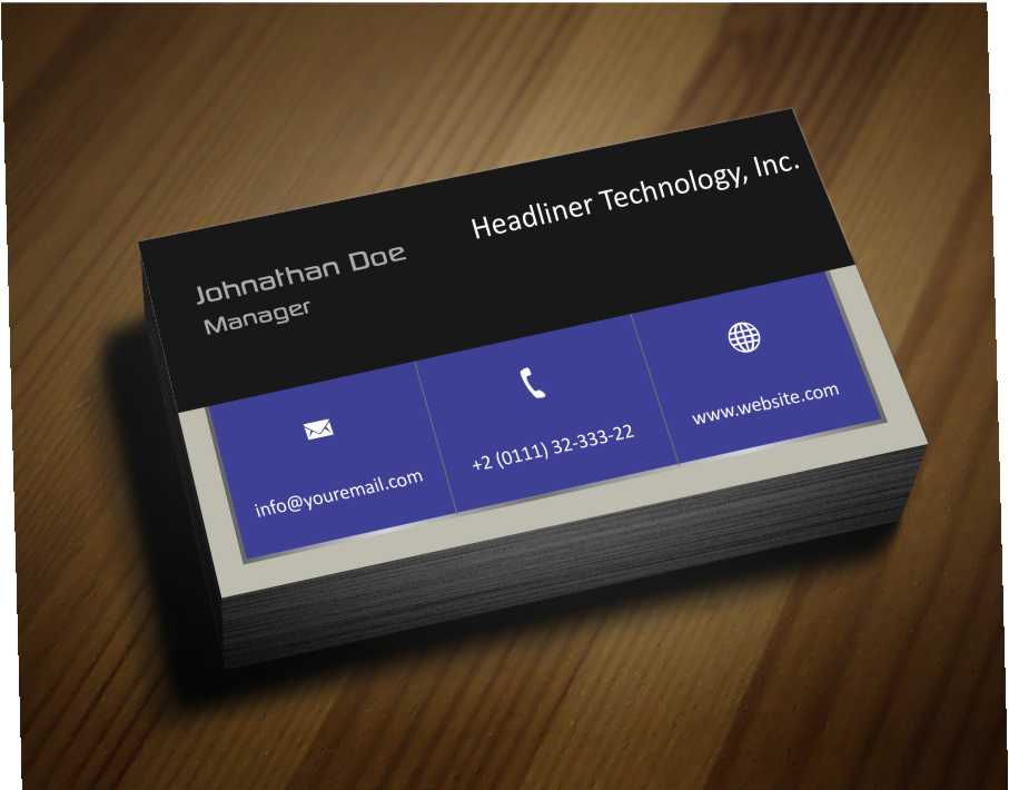Business Card Design by AwsomeD for Headliner Technology, Inc. | Design #3402070