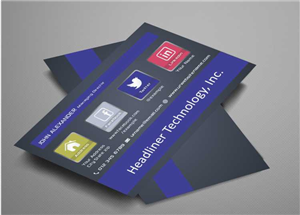 Diseño de Tarjeta de Presentación por AwsomeD para Headliner Technology, Inc. | Diseño: #3402074