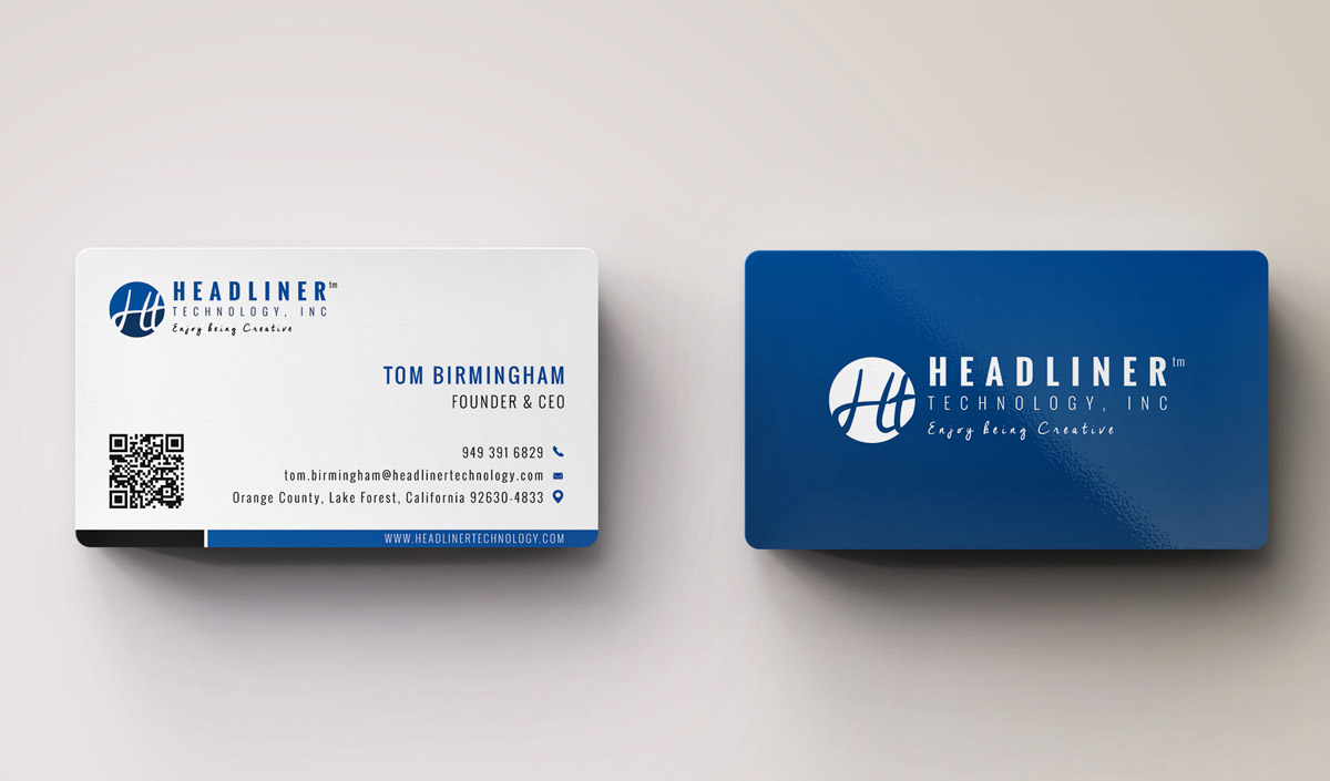 Business Card Design by stoodio.id for Headliner Technology, Inc. | Design #3423428