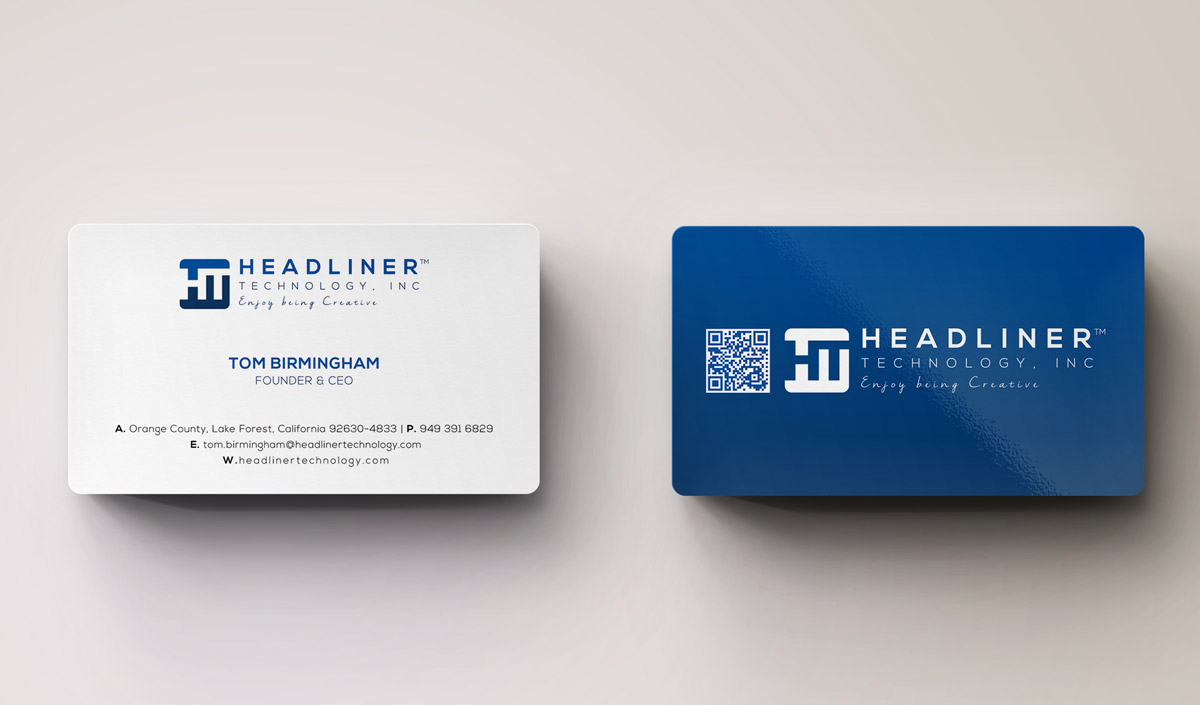 Business Card Design by stoodio.id for Headliner Technology, Inc. | Design #3423449