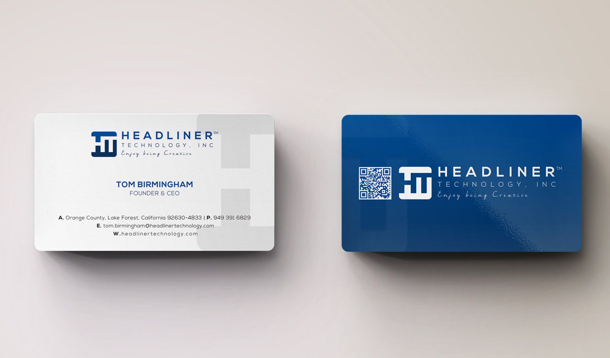 Business Card Design by stoodio.id for Headliner Technology, Inc. | Design #3423459