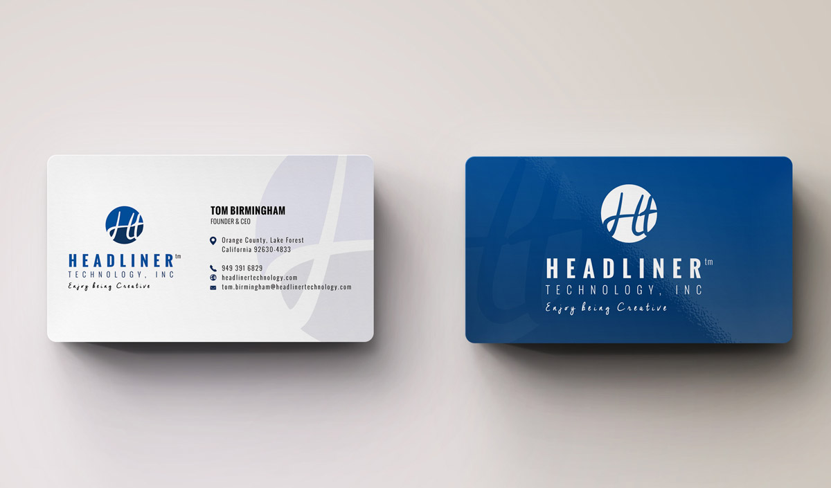 Business Card Design by stoodio.id for Headliner Technology, Inc. | Design #3423545