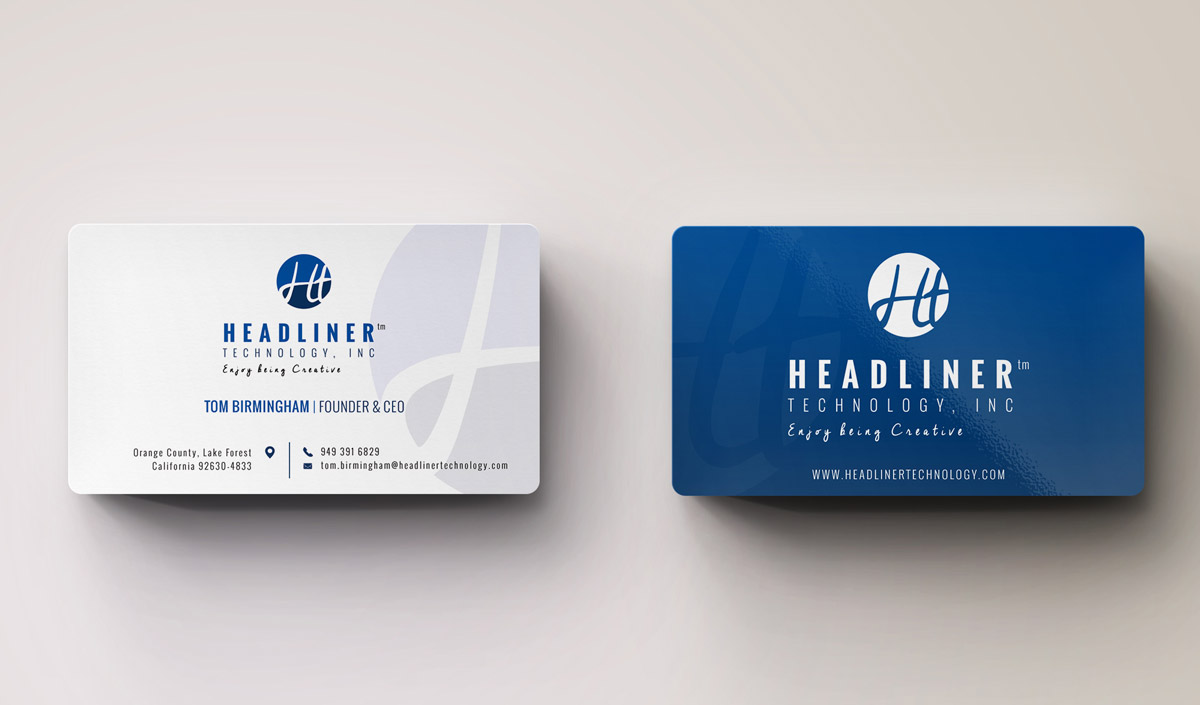 Business Card Design by stoodio.id for Headliner Technology, Inc. | Design #3423546