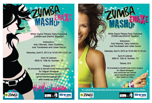ZUMBA/ENAXE MASH-UP! | Flyer-Design von madrebonita