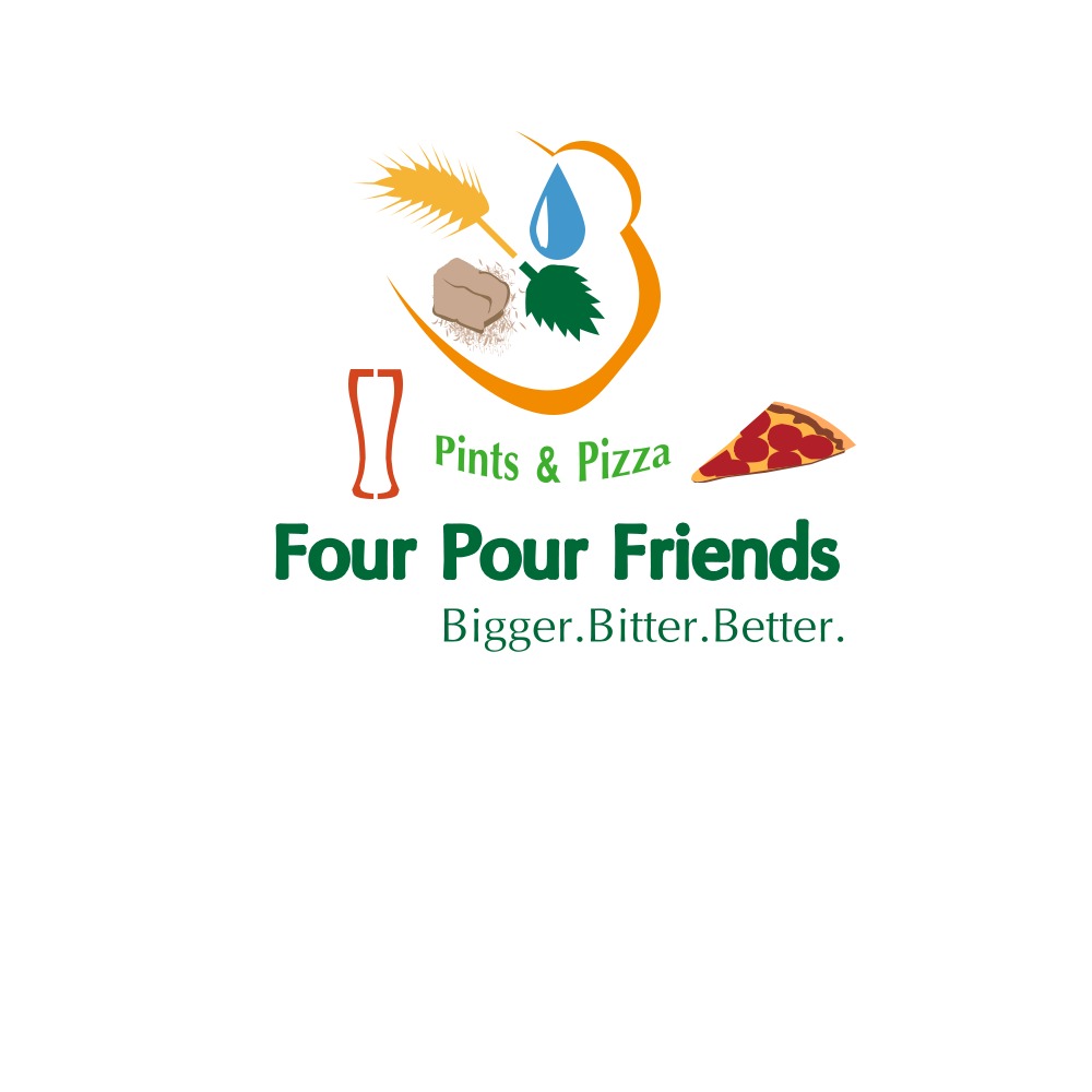 Logo Design by burdy2oo8 for Four Pour Friends | Design #3431684