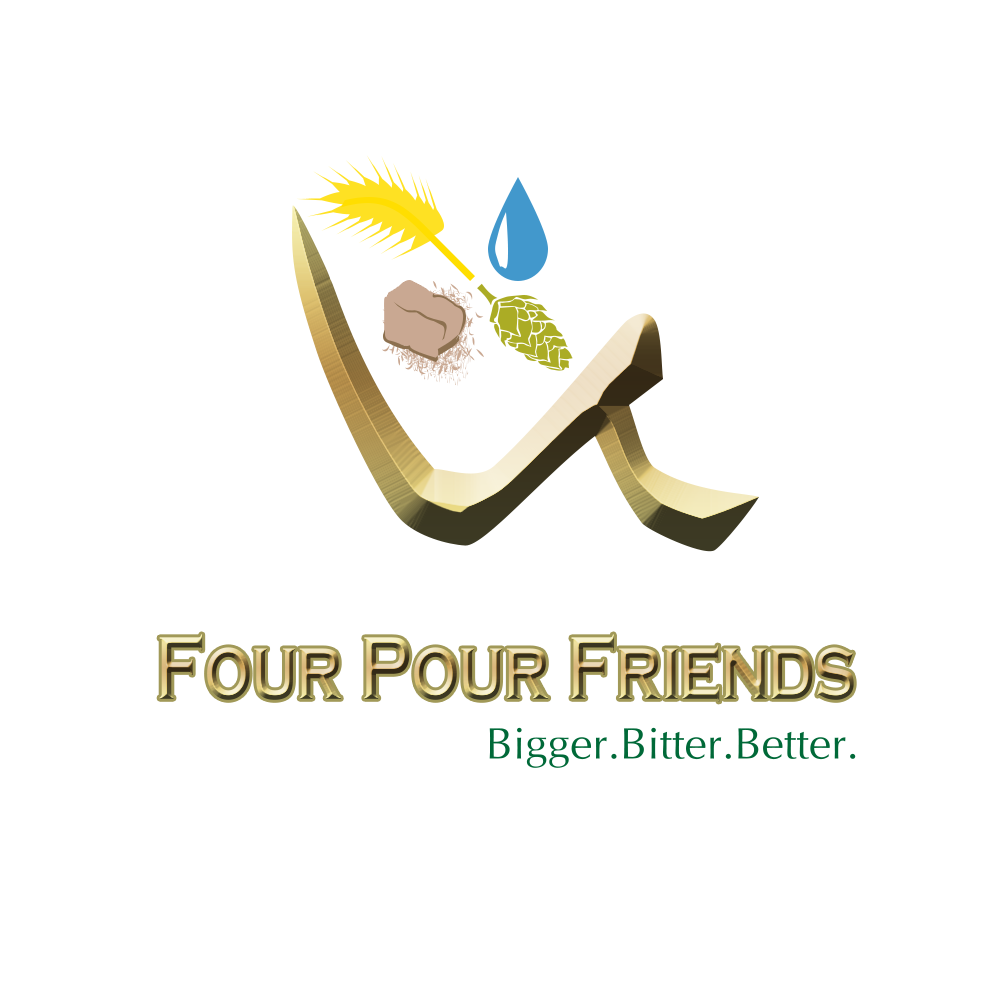 Logo Design by burdy2oo8 for Four Pour Friends | Design #3438916