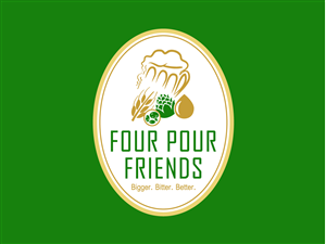 Logo Design by briliana for Four Pour Friends | Design: #3420473